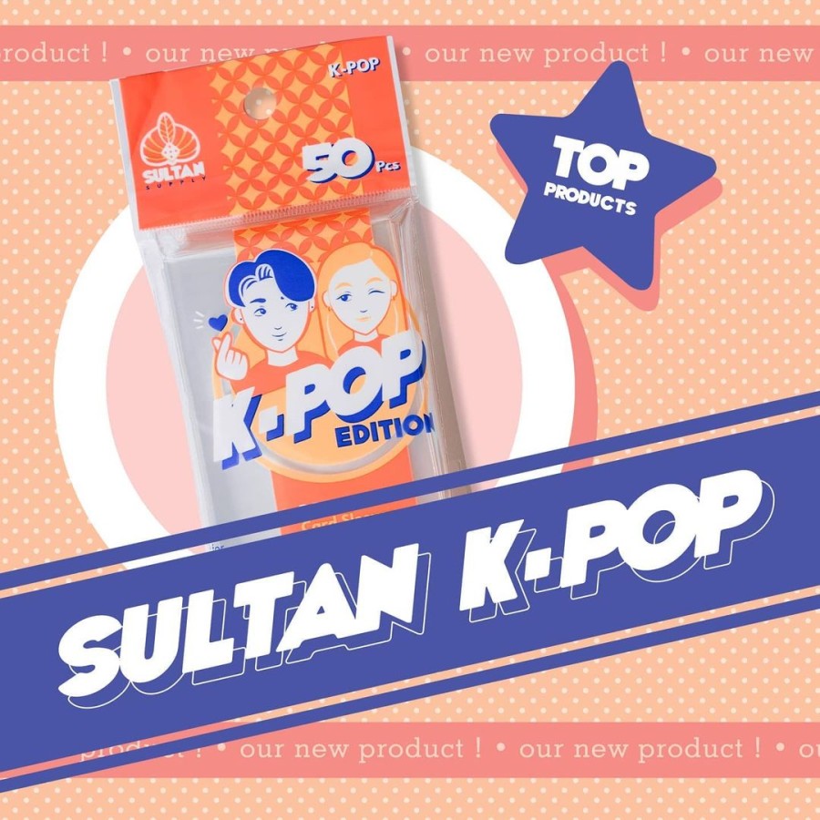 Sultan Card Sleeves Kpop Edition 55x86 mm (Photocard, Mini Polaroid, ID Card, Flazz) buddha bracelet